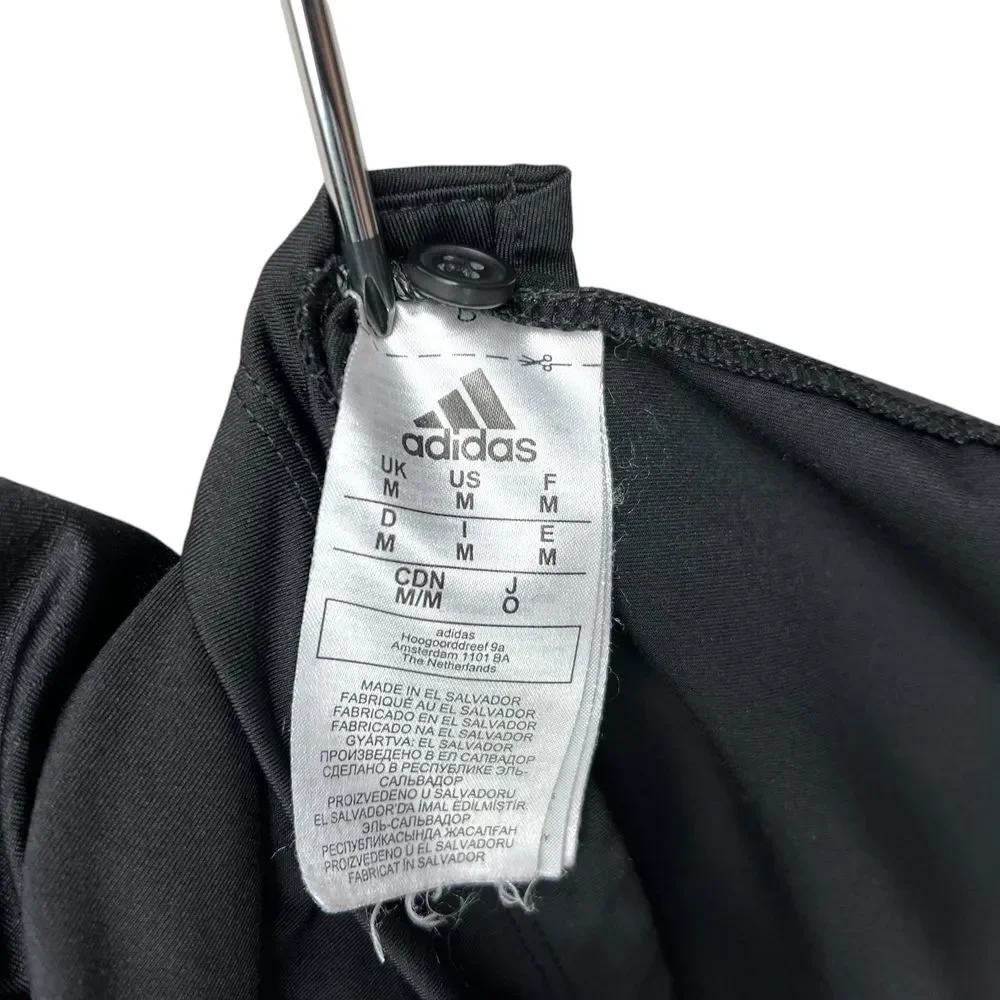 Adidas Mens Polo Shirt Performance Athletic Calvert Cutters Logo Black Sz M*